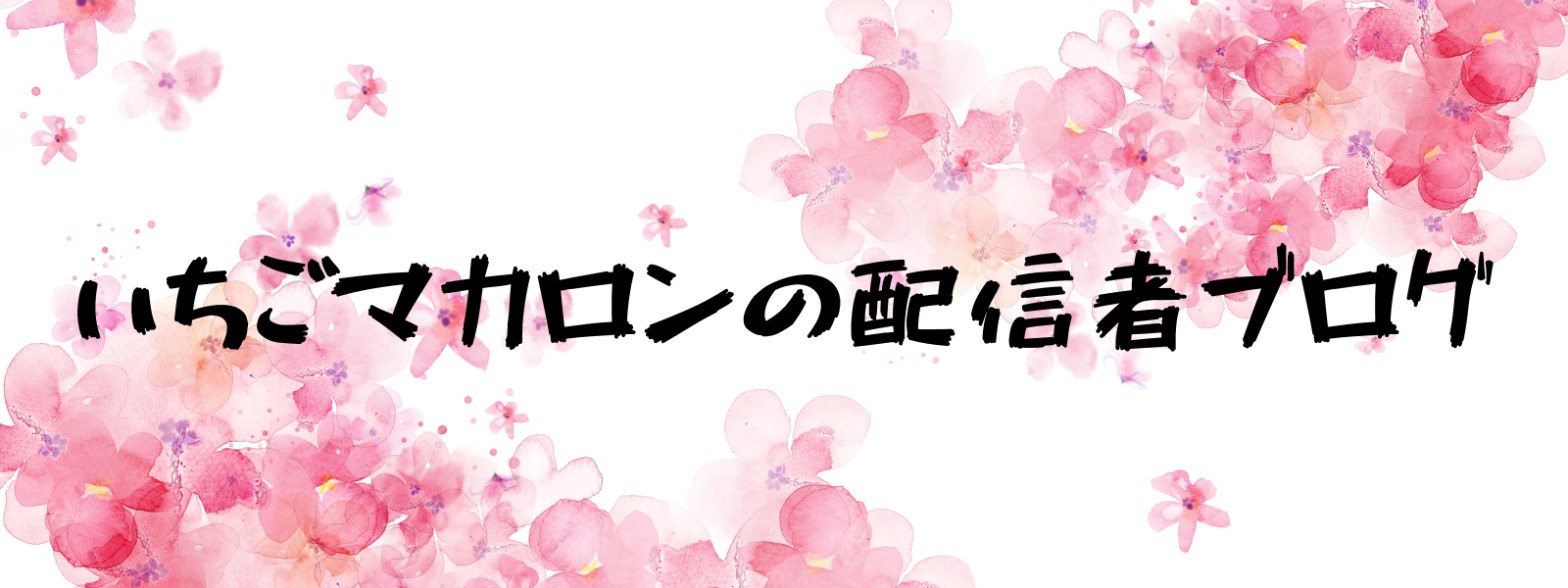 いちごマカロンの配信者ブログ